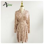 Modal Short Robe Factory - Leopard Print Bath Robe