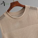 Women's Knit Set Factory - Sleeveless Vest Skirt Set