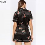 Women's Print Pajamas Factory - Custom Silk Satin Shorts