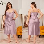 Plus Size Nightgown Factory - Oversize Slip Nightdress