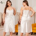 Plus Size Nightgown Factory - Oversize Slip Nightdress