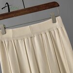 Women's Knit Set Factory - T-shirt Wide-leg Pants Set