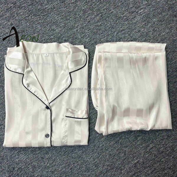 Women's Satin Pajamas Factory - Jacquard Pajama Set Manufacturer