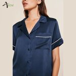 Custom Spandex Satin Pajamas Factory - Shorts Pajama Set