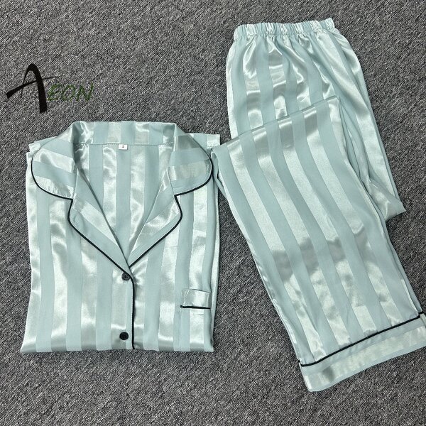 Women's Satin Pajamas Manufacturer - Jacquard Lounge Wear