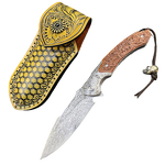 Pocket Folding Knife Supplier - CNC Engrave Damascus VG10 Blade Survival