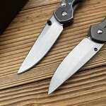 Folding Knife Factory - Chris Reeves Style 8cr13mov Carbon Fiber