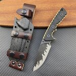 Survival Pocket Knife Factory - M27 8cr13mov Steel G10 Handle Fixed