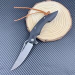 Damascus Folding Knife Factory - Wood/G10 Handle High Hardness Outdoor