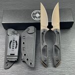 Fixed Blade Knife Factory - Customizable M390 Steel Integral Handle Tactical
