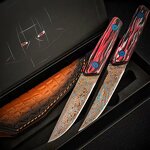 Fixed Blade Knife Factory - Redesign Damascus Steel Hunting Tactical