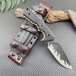 Survival Pocket Knife Factory - M27 8cr13mov Steel G10 Handle Fixed
