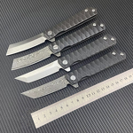 Folding Knives Factory - Promotion Damascus Steel Handle Camping Fishing