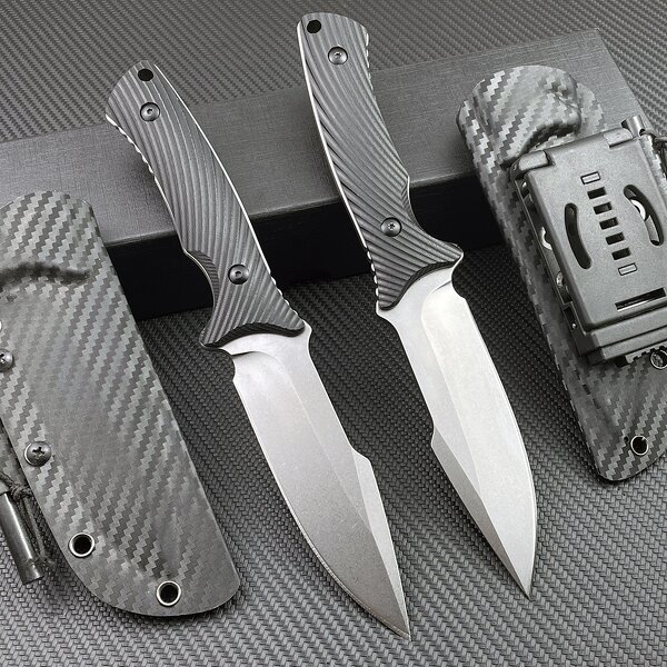 Fixed Blade Knife Supplier - Customizable 1012 8CR14mov Steel G10 Handle