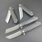Folding Knives Factory - Promotion Damascus Steel Handle Camping Fishing