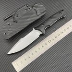 Fixed Blade Knife Supplier - Customizable 1012 8CR14mov Steel G10 Handle