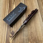 Pocket Knife Supplier - 033 Black Drop Point Blade EDC Camping