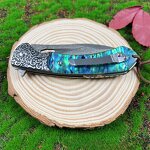 Damascus Folding Knife Factory - Steel Outdoor Camping Survival Multi-Tool