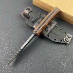 Handmade Hunting Knife Supplier - M26 Fixed Blade with Leather Sheath