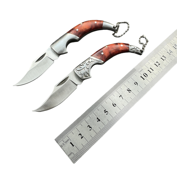 Mini Folding Knife Factory - Wood Handle Outdoor Survival Hunting