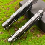 Tactical Pocket Knife Supplier - EXO-M D2 Blade Double Action Self Defense