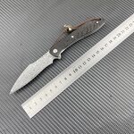 Pocket Knives Factory - VG10 Damascus Blackwood Handle Hunting Survival