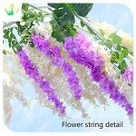Realistic Wisteria Vine Factory - Silk Flower Plant