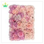 Artificial Flower Wall Factory - Pink Hydrangea Panel