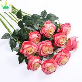Artificial Silk Flowers Factory - Rose Bouquet Supplier