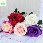 Artificial Silk Rose Factory - Coffee Color Bouquet