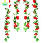 Artificial Rose Vine Factory - Hanging Garland Supplier