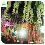 Artificial Hanging Garland Factory - Wisteria Vine Decor