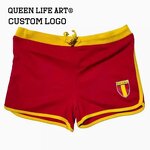 Brazil Shorts Factory - Women's Candy Color Pocket Decoration Summer