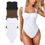 Bodysuit Factory - Sleeveless Summer Sexy Halter Tight-fitting Shorts