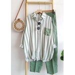 Striped Shirts Factory - Summer New Fashion Loose Slimming Comfortable