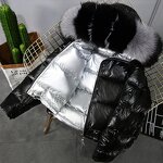 Puffer Jacket Factory - Bubble Crop Down Fur Coat Plus Size Custom