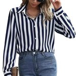 Striped Shirt Supplier - 2025 European American Women's Spring Summer New