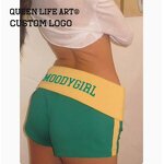 Brazil Shorts Factory - Women's Candy Color Pocket Decoration Summer