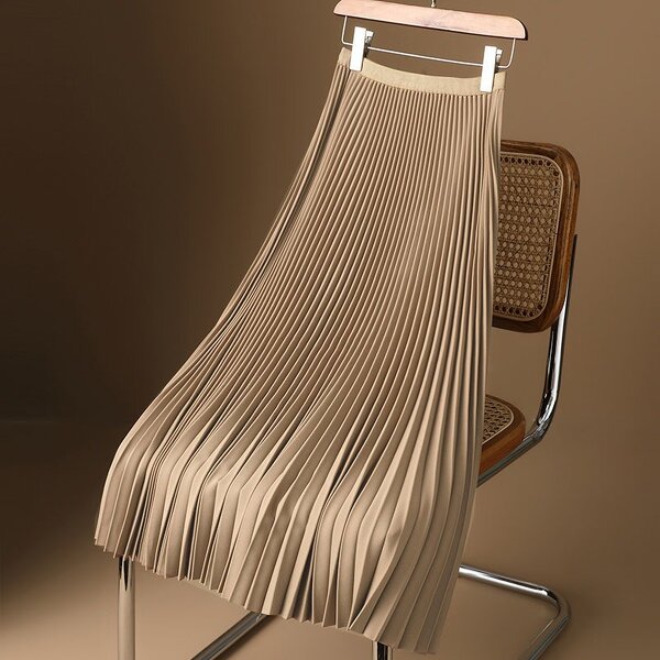 Pleated Skirt Supplier - Factory Outlet M-4XL Summer Midi Plus Sizes