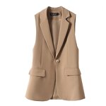 Suit Vest Supplier - Spring Autumn New Western One Button Horse Clip