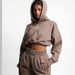 Pullover Sweatshirt Supplier - Wholesale Boutique Solid Color Crop