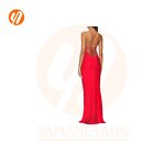 Sundress Supplier - Spring Summer Elegant Bodycon Backless Slit Bow