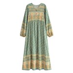 Beach Dress Factory - Plain Printing Floral Long Baby Dresses Girl Casual
