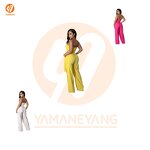 Jumpsuit Supplier - Strapless Off-Shoulder Chiffon Romper Y2K