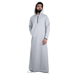 Men's Thobe Factory - Premium Tech Fleece Hood Warm Islamic Clothing