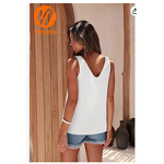 Tank Top Factory - Women's Blouse Aesthetic Brandy Melville Silk Casual