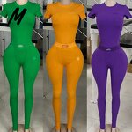 Loungewear Set Supplier - Ribbed Long Sleeve Legging Set Custom