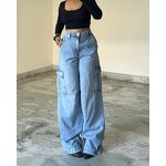 Cargo Pants Supplier - High-waisted Street Hip Hop Oversize Loose