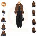 Sherpa Jacket Supplier - Custom Winter Leopard Zebra Plus Size