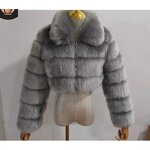 Fur Coat Supplier - Faux Short Fur Coat Plus Size Multi Color
